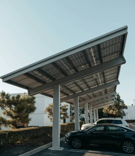 Image of commercial solar panel installed by solar experts in raipur